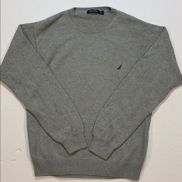 Nautica Grey 100% Cotton Sweater - Picture 2 of 10